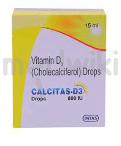 Calcitas D3 400IU Oral Drops
