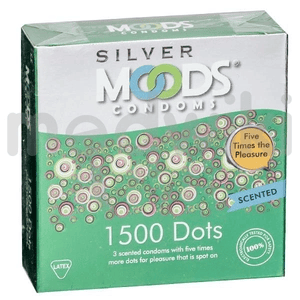 मूड्स सिल्वर 1500 डॉट्स कंडोम 3एस