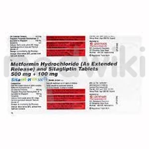 सिटाज़िट 500mg/100mg टैबलेट एम ईआर 10s