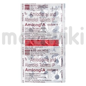 Amlong A 50MG/5MG Tablet10 S
