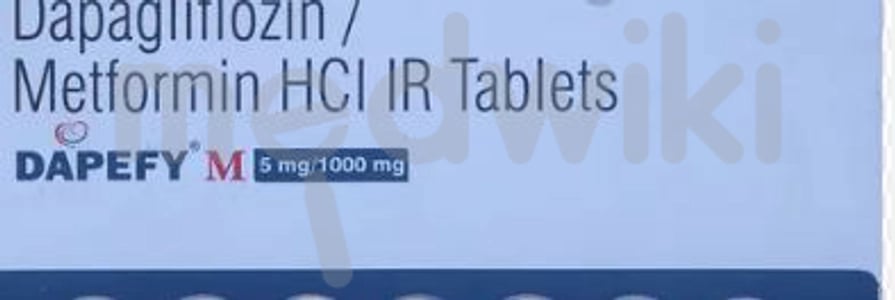 Dapefy M 5mg/500mg Tablet 14s