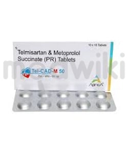 Tel Cad M 40mg/50mg Tablet 10s
