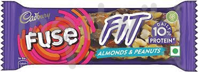 Cadbury Fuse Fit Chocolate Almond And PE 40 GM