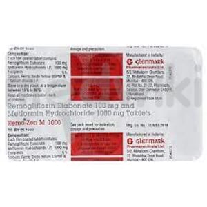 Remo Zen M 100mg/1000mg Tablet 10एस