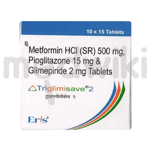 Triglimisave 2mg Tablet SR 15s