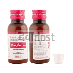 मैकफास्ट 125mg मौखिक निलंबन 60 मिलीलीटर के बा
