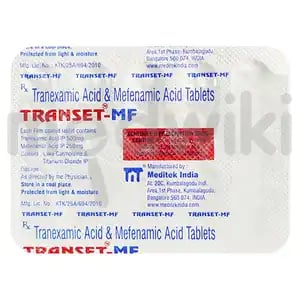 Transet MF 500mg/250mg Tablet