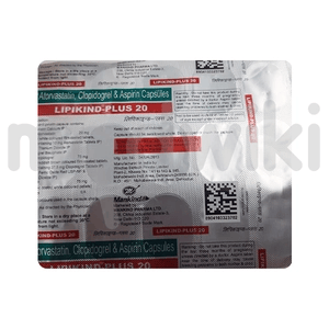 Lipikind Plus 20mg Capules 15s