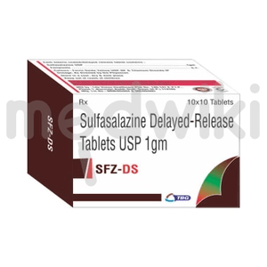 एसएफजेड डीएस 1000mg टैबलेट