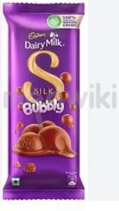 Cadbury Dairy Milk Silk Bubbly Chocolate 137gm