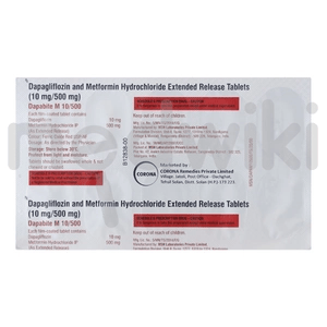 Dapabite M 10mg/500mg Tablet 10s