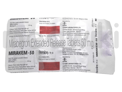 Mirakem 50mg Tablet 10s