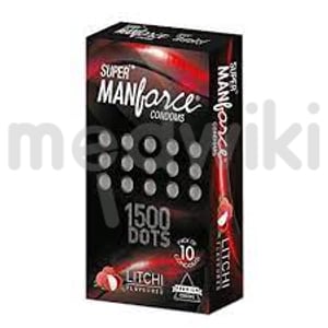 Manforce Litchi 1500dots Condom 10s