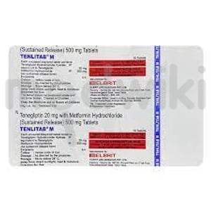 Tenlitab M 500mg/20mg Tablet 10s