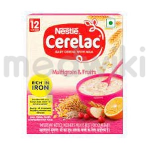 Nestle Cerelac Baby Cereal with Milk from 12 to 24 Months Multigrain and Fruits 300gm