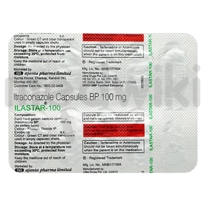 Ilastar 100mg Capsule 10s