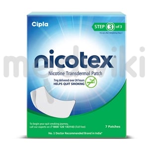 Nicotex 7mg/24Hr Transdermal Patch 7s