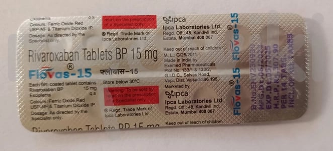 Flovas 15mg Tablet 14s