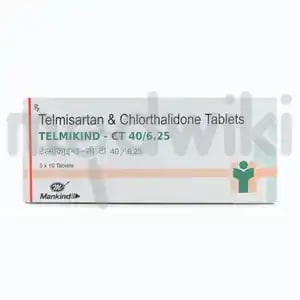 Telmikind CT 40mg/6.25mg Tablet 10s