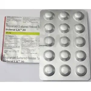 Inderal LA 20 Tablet SR 15s