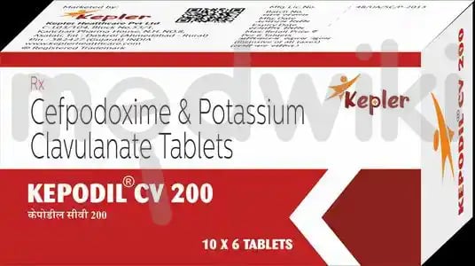 Kepodil CV 200mg/125mg Tablet 6s