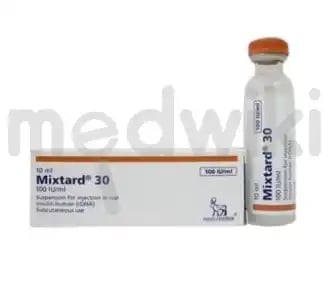 Mixtard 30 Suspension for Injection 100Iu 3ml X 5s