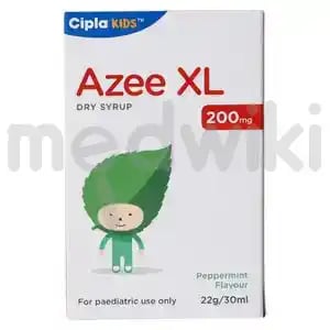 Azee XL 200mg Dry Syrup Peppermint 30ml