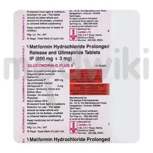 Gluconorm G Plus 3 Tablet PR 15s