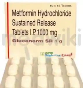 Gluconorm 1gm Tablet SR 15s