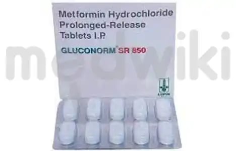 Gluconorm SR 850 mg Tablet 10s