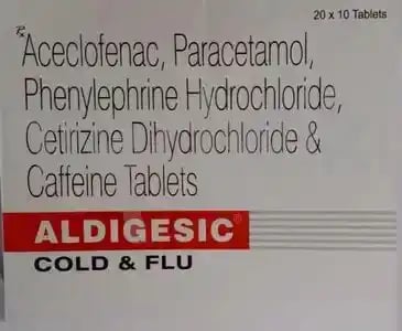 الڈجیسک کولڈ اینڈ فلو ٹیبلٹ