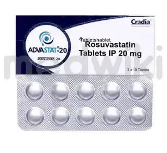 Advastat 20mg Tablet 10s