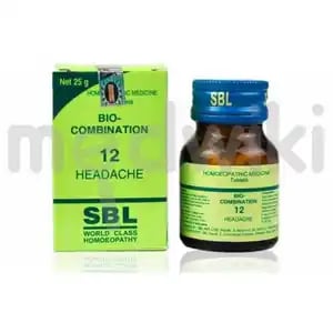 SBL বায়ো কম্বিনেশন ১২ ট্যাবলেট ২৫ গ্রাম