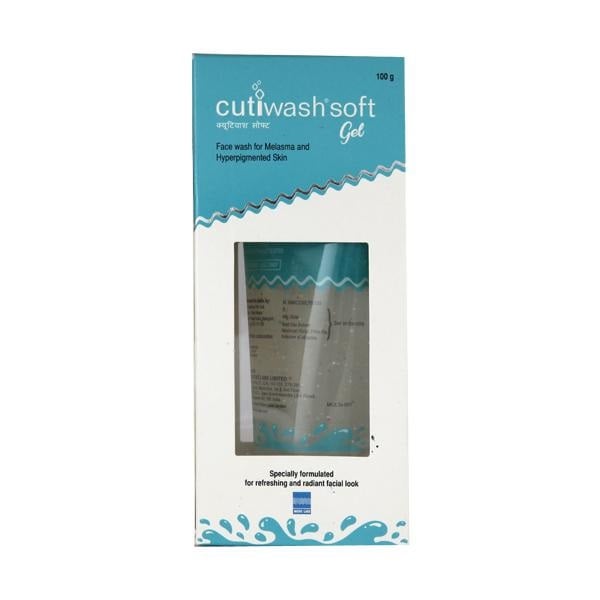 Cutiwash Soft Face Wash Gel 100gm