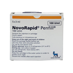 Novorapid 100IU/ml Penfill Solution for Injection 3ml
