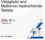 Zilda M 500mg/50mg Tablet 15s