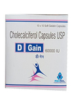 D Gain 60000IU Capsule 10s
