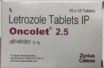 ऑन्कोलेट 2.5mg टैबलेट 10s के बा