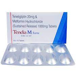 Tendia M Forte 1000mg/50mg Tablet SR