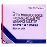 Zoryl M 3 Forte Tablet PR