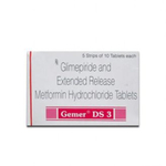 Gemer DS 3mg Tablet PR 10s