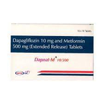 दपनत एम 10mg/500mg टैबलेट 10s के बा