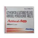 Azithral A 500 Tablet SR 3s