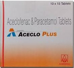 Aceclo 100mg/325mg Plus Tablet 15s