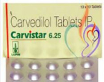Carvistar 6.25mg گولی 10s
