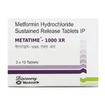 Metatime 1000mg Tablet XR 10s