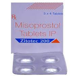 जिटोटेक 200mcg गोली 4s के बा