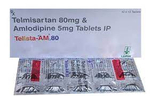 टेलिस्ता एएम 80mg/5mg टैबलेट 15s के बा