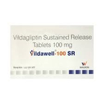 Vildawell 100mg Tablet SR 10s