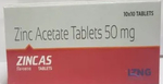 Zincas 50mg tablet 10s